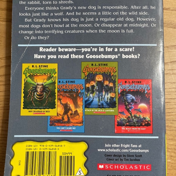 Goosebumps Books Lot of 2 The Werewolf of Fever Swamp & Frankenstein’s Dog - Picture 3 of 3